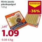 Allahindlus - Hiirte juustu
piknikupulgad
120 g