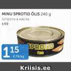 MINU SPROTID ÕLIS 240 G