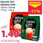 Allahindlus - Nescafé 3in1
lahustuv kohv