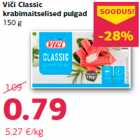 Allahindlus - Viči Classic
krabimaitselised pulgad
150 g