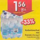 Allahindlus - Karboneritud vesi Everest, 6 x 0,5 l