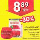 Allahindlus - L"Oreal Ultra Lift kortsudevastane kreem, 50 g