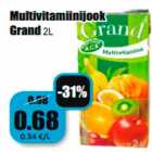 Allahindlus - Multivitamiinijook Grand 2L