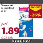 Allahindlus - Discreet Air
pesukaitsed
60 tk