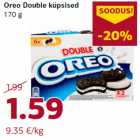 Allahindlus - Oreo Double küpsised
170 g