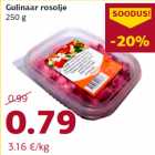 Allahindlus - Gulinaar rosolje
250 g