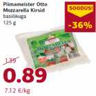 Allahindlus - Piimameister Otto
Mozzarella Kirsid