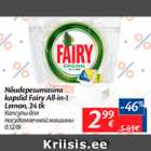 Allahindlus - Nõudepesumasina kapslid Fairy All-in-1 Lemon, 24 tk