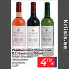 Allahindlus - Prantsusmaa KPN kuiv vein R.C. Bordeaux, 750 ml