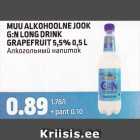 MUU ALKOHOOLNE JOOK G:N LONG DRINK GRAPEFRUIT