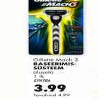 Allahindlus - Raseerimissüsteem Gillette Mach 3