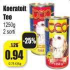 Allahindlus - Koeratoit
Teo
1250g
2 sorti