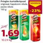 Allahindlus - Pringles kartulikrõpsud