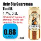 Hele õlu Saaremaa 
Tuulik