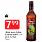 Liköör Vana Tallinn
Summer Lime 35%