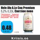 Allahindlus - Hele õlu A.Le Coq Premium