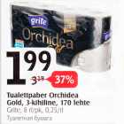 Tualettpaber Orhidea Gold, 3-kihiline, 170 lehte