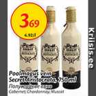 Allahindlus - Poolmagus vein Secret Aristocrata, 750 ml