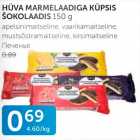 HÜVA MARMELAADIGA KÜPSIS ŠOKOLAADIS 150 G