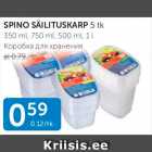 Allahindlus - SPINO SÄILITUSKARP 5 TK