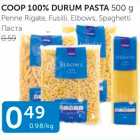 COOP 100% DURUM PASTA 500 G