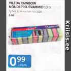 VILEDA RAINBOW NÕUDEPESUSVAMMID 10 tk