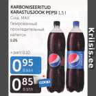 Allahindlus - KARBONISEERITUD KARASTUSJOOK PEPSI 1,5 L