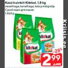 Kassi kuivtoit Kitekat, 1,8 kg

