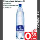 Allahindlus - Mineraalvesi Vytautas, 1 l

