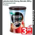 Allahindlus - Lahustuv kohv Strong, Nescafe, 250 g
