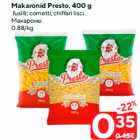 Allahindlus - Makaronid Presto, 400 g

