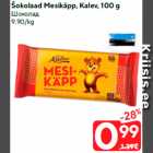 Šokolaad Mesikäpp, Kalev, 100 g
