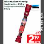 Täissuitsuvorst Wabariigi,
Nõo Lihavürst, 250 g
