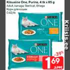 Kiisueine One, Purina, 4 tk x 85 g

