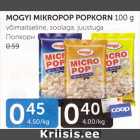 Allahindlus - MOGYI MIKROPOP POPKORN 100 g