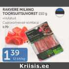 RAKVERE MILANO TOORSUITSUVORST 110 G