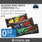 BALBIINO RAKS JÄÄTIS KÜPSISTEGA 56 g