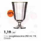 Allahindlus - Сrisa joogiklaas Аna 250 ml, 1 tk