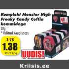 Allahindlus - Komplekt Monster High
Freaky Candy Coffin
kommidega
28g