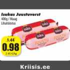 Allahindlus - Isukas Juustuvorst
400g / Maag
Lihatööstus