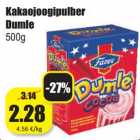 Allahindlus - Kakaojoogipulber
Dumle
500g