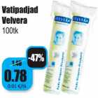 Allahindlus - Vatipadjad
Velvera
100tk
