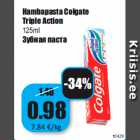 Allahindlus - Hambapasta Colgate
Triple Action
125ml