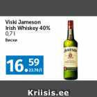 Allahindlus - Viski Jameson 
Irish Whiskey 40% 
0,7 l