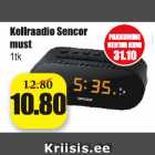 Kellraadio Sencor must 1 tk