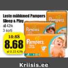 Laste mähkmed Pampers Sleep & Play