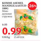 Kommi asemel mandlilaastud