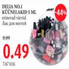 Delia NO.1 küünelakid 5 ml