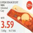 E-piim Edam juust viilutatud