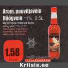 Allahindlus - Arom.puuviljavein Hõõgvein 11%, 0,5 L